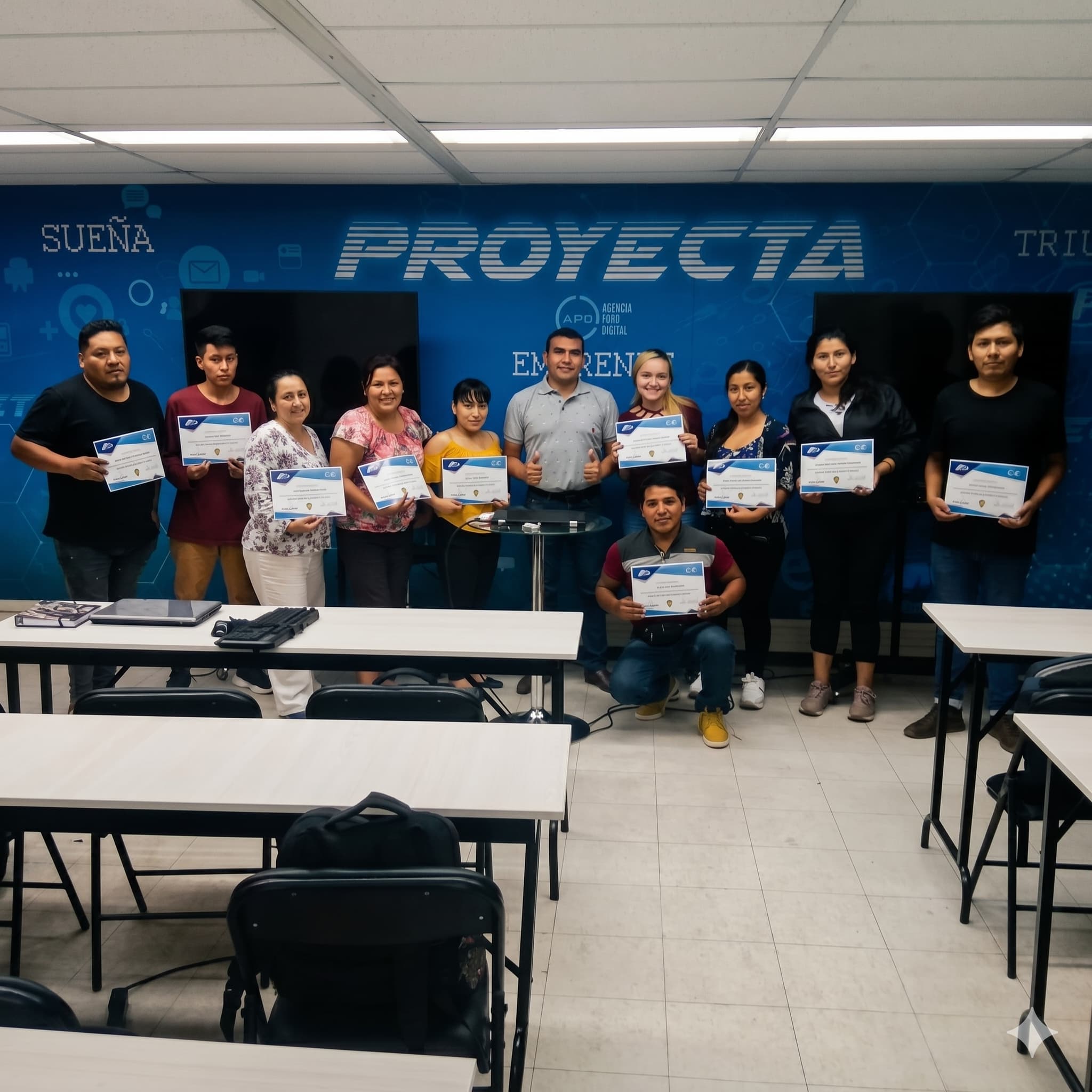 Equipo en capacitación